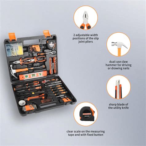 VULOHRTE Home Tool Set/Professional Machine Tool Set, 144 India | Ubuy