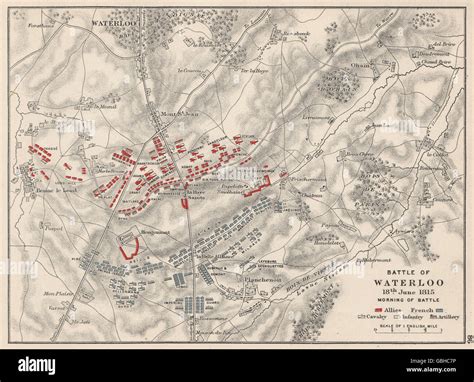 Battle of waterloo map hi-res stock photography and images - Alamy