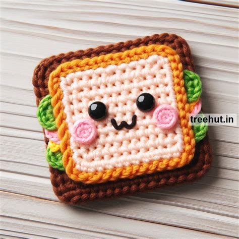 How to Crochet a Sandwich Applique and Creative Ideas for Sandwich ...