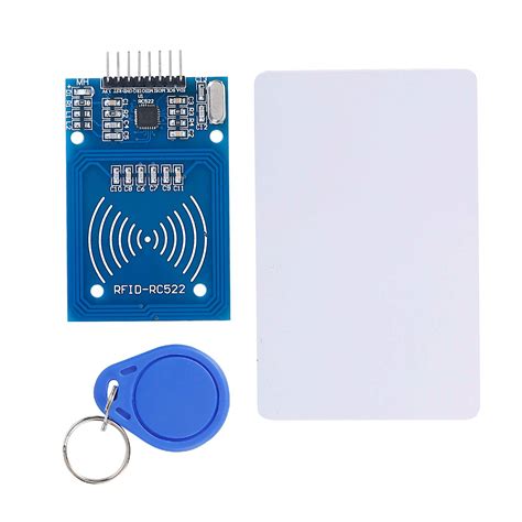 SunFounder RFID Kit Mifare RC522 RFID Reader Module with S50 White Card ...