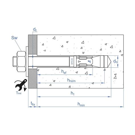 Ancoraggi A Cuneo Zincati M8 X 100 Mm - 30 Pezzi - Per Calcestruzzo E Muratura, Fissaggio Robusto