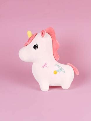 Dukiekooky Soft Plush Cute White Unicorn Soft Toys Stuffed Toys For ...