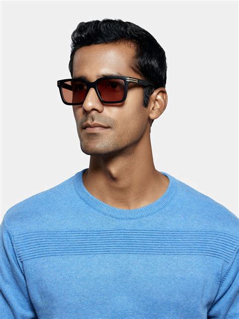 OPIUM OP-10259 Thorne Men's UV Protection Rectangular Sunglasses – AECO