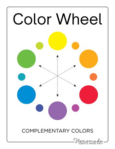Image result for Color Wheel Complementary Colors Printable
