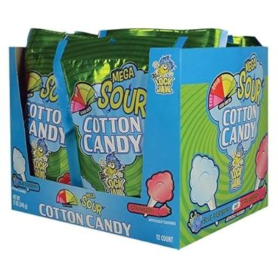 Candy World. Lock Jaw Mega Sour Cotton Candyy India | Ubuy