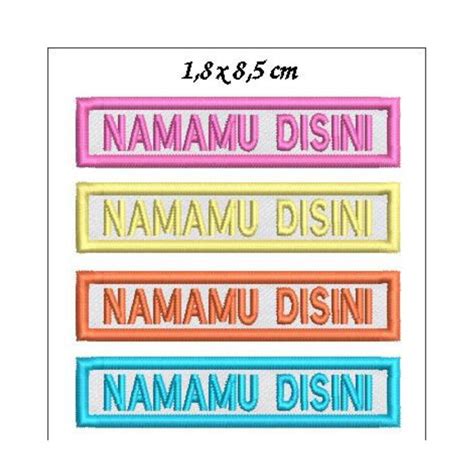 Jual BORDIR NAMA, WARNA SPECIAL - Oval, Pink, Coklat - Jakarta Selatan ...