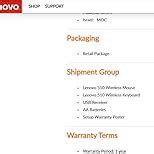 Lenovo 510 Wireless Keyboard and Mouse Set
