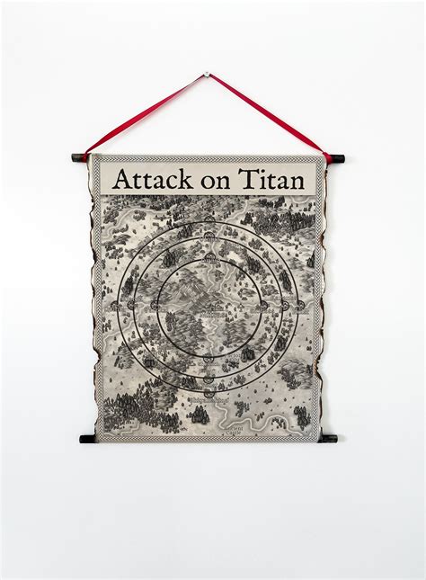 Attack On Titan Wall Map Shingeki No Kyojin Wall Blogger