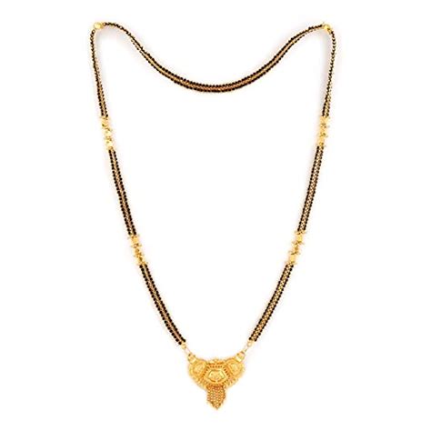 Buy MEENAZ Traditional Temple Forming One Gram Gold Chain Meenakari ...