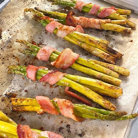 Bacon Wrapped Asparagus Oven Baked {Video} | Salty Side Dish
