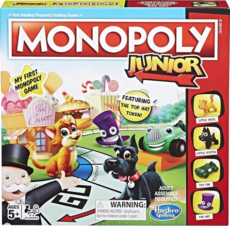Hasbro Gaming Monopoly Junior Brettspiel, ab 5 Jahren (exklusiv von ...
