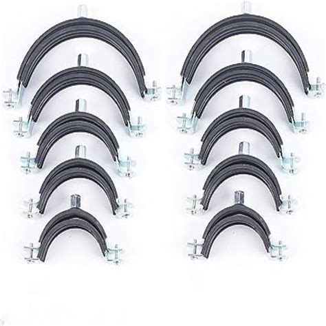 KNP Heavy Duty Adjustable Two-screw Pipe Galvanized Iron (GI) Clamp ...