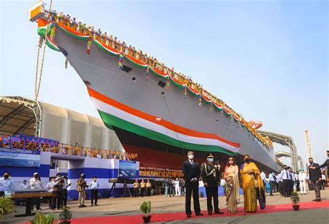 CDS General Bipin Rawat launches GRSE-built stealth frigate 'Himgiri ...