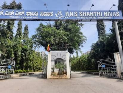 RNS Shanthi Nivas in Yeswanthpur, Bangalore: Price, Brochure, Floor ...