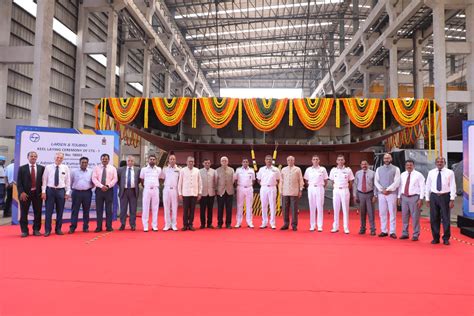 Keel Laying Ceremony of Cadet Training Ship