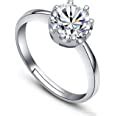 Shining Diva Fashion AAA Solitaire Stylish Silver Plated Platinum ...