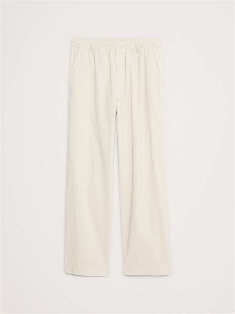 Loose Corduroy Pull-On Pant | Banana Republic