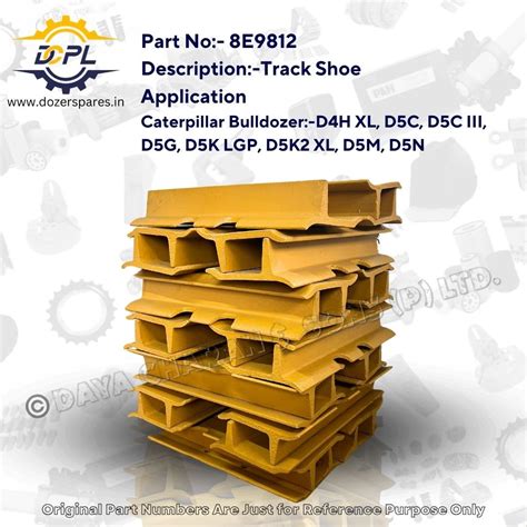 8E9812-Track-Shoe-Caterpillar-Bulldozer-D4H-D5C-D5G-D5K-D5M-D5N - Daya ...