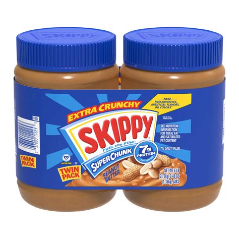 Skippy Chunky Peanut Butter, 2 pk./48 oz. | BJ's Wholesale Club