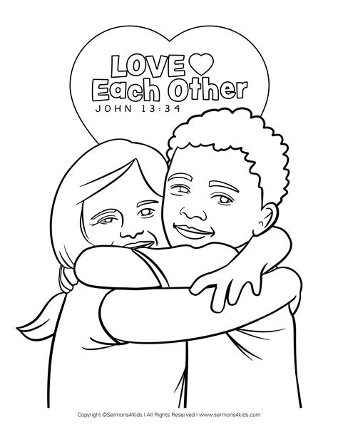 Love Others Coloring Pages