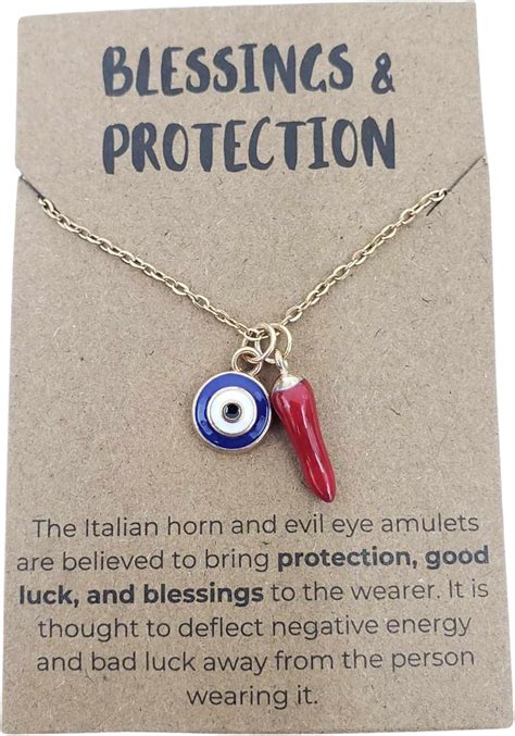Amazon.com: Pretty Inappropriate Italian Horn & Evil Eye Protection ...