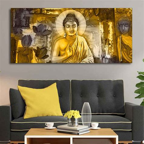 Shop Buddha Painting Canvas Wall Art at Vibecrafts