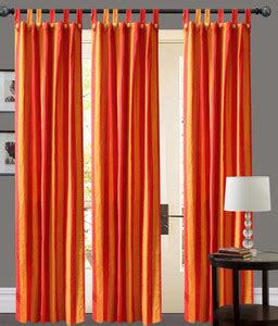 New Ladies Zone 210 cm (7 ft) Door Cotton Semi Transparent Curtain ...