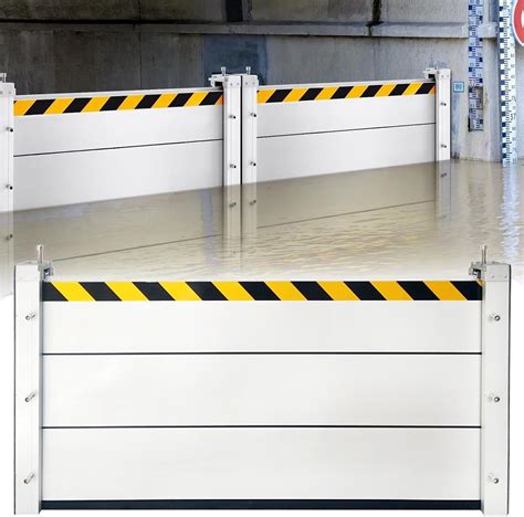 Flood barriers for Home Garage Water Barrier Aluminum Alloy Quick Flood ...