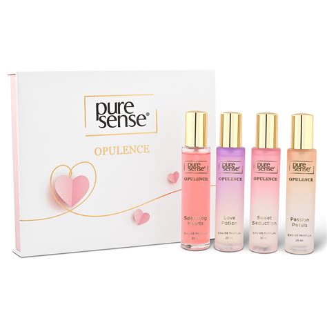 Buy PureSense Opulence Perfume Gift Set (Hearts + Sweet + Passion ...