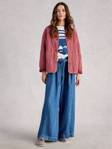 Buy White Stuff Pink Anya Jersey Quilted Jacket from Next India