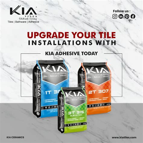 Upgrade Your Tile Installations with Kia Adhesive