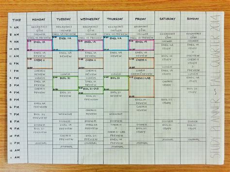 Weekly Class Schedule Template Excel 的图像结果