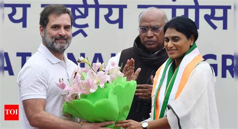 YS Sharmila Reddy made Andhra Pradesh Congress president | India News ...