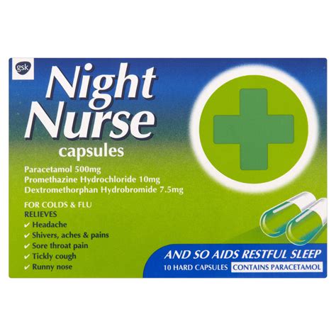 Night Nurse Capsules 10s – Rathnew Pharmacy
