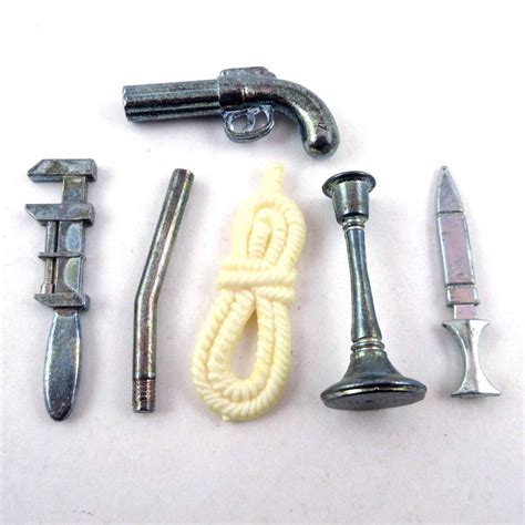 Clue Board Game Weapons