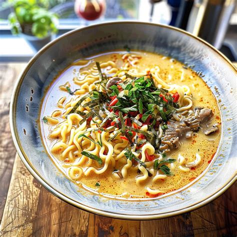 Irresistible Spicy Coconut Curry Ramen Recipe