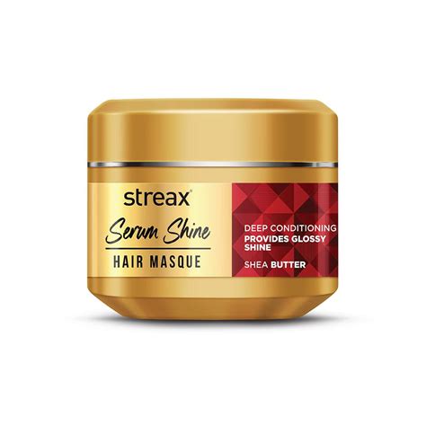 Streax Serum Shine Hair Mask for Frizzy Hair-200gm, Mask for Dry ...
