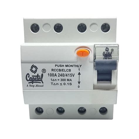 Buy Capital 40A ELCB/RCCB Four Pole Online at Low Prices in India ...