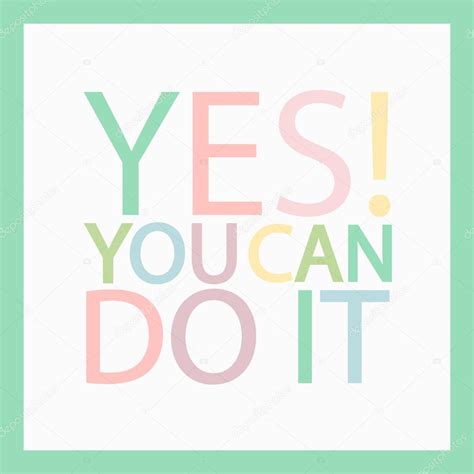 You Can Do It Poster