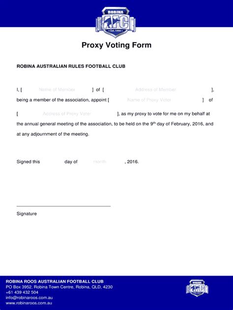 Example Proxy Voting Form 的图像结果