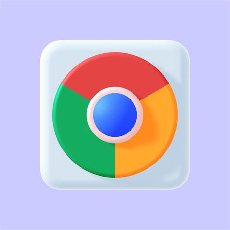 Premium Photo | Chrome browser icon chrome browser logo google chrome