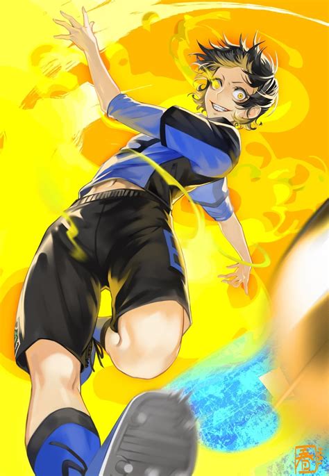 bachira meguru (blue lock) drawn by halu-ca | Danbooru