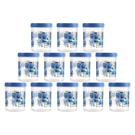 Buy Kuber Industries (Set of 12) Plastic Kitchen Storage Containers ...