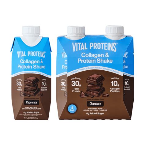 Vital Proteins® Chocolate Collagen & Protein Shake, 30g Total Protein Including 10g Collagen ...