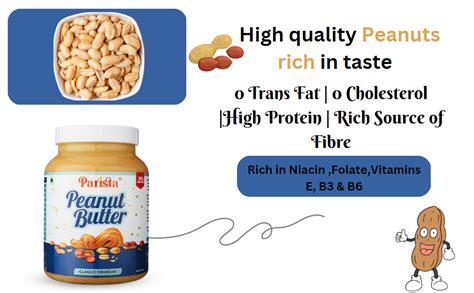 Parista Classic Peanut Butter Crunchy (1 Kg) |High Protein | Super ...