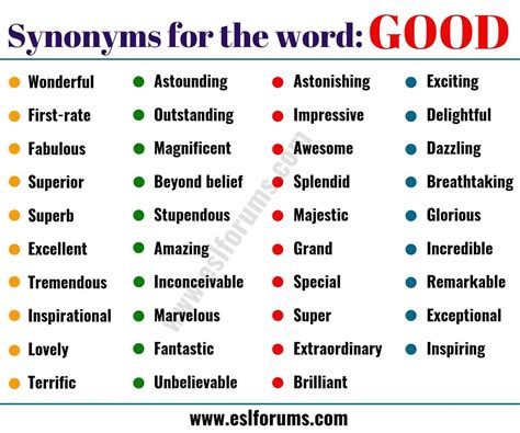 Best 13 Another Word for GOOD: List of 38 Useful Synonyms for GOOD in ...