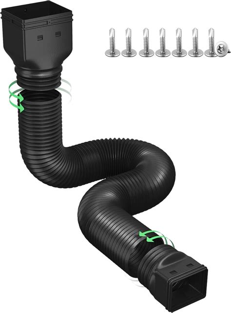 Amazon.com: Flex-Drain 51910 Flexible/Expandable Landscaping Drain Pipe ...