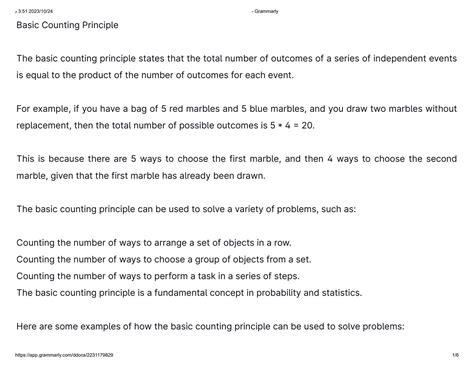 Basic Counting Principle 的图像结果