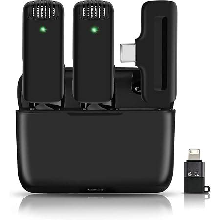 GRENARO J13 Wireless Microphone, Noise Reduction Lapel Mic with ...