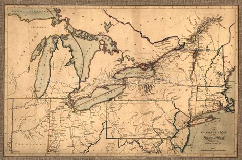 Map Of Canada 1812